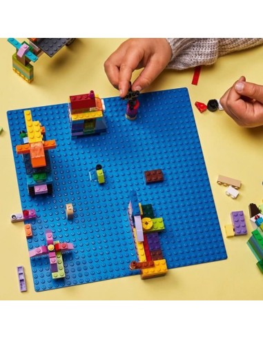 LEGO 11025 Classic La Plaque De Construction Bleue 32x32, Socle de Base pour Construction, Assemblage et Exposition – LEGO (Jeu D'assemblage - Jeu De Construction - Jeu De Manipu) | STORE PRO SHOP 