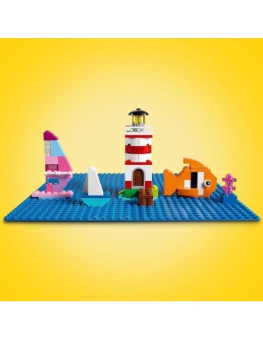 LEGO 11025 Classic La Plaque De Construction Bleue 32x32, Socle de Base pour Construction, Assemblage et Exposition – LEGO (Jeu D'assemblage - Jeu De Construction - Jeu De Manipu) | STORE PRO SHOP 