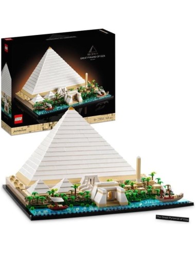 LEGO 21058 Architecture La Grande Pyramide de Gizeh, Loisir Créatif Maquette a Construire, Monument du Monde et Décoration – LEGO (Jeu D'assemblage - Jeu De Construction - Jeu De Manipu) | STORE PRO SHOP 