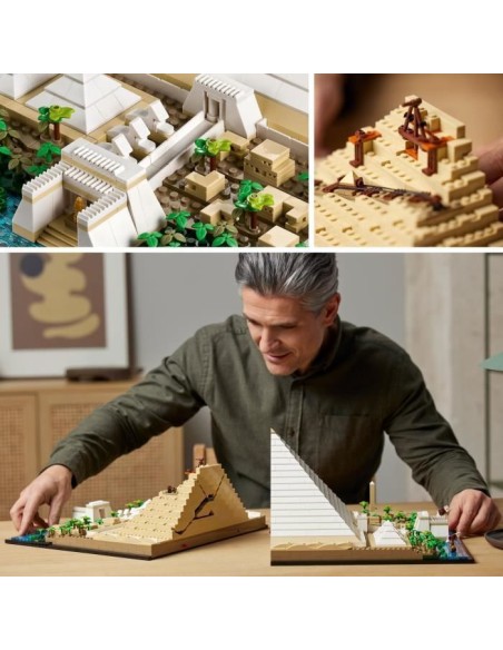 LEGO 21058 Architecture La Grande Pyramide de Gizeh, Loisir Créatif Maquette a Construire, Monument du Monde et Décoration – LEGO (Jeu D'assemblage - Jeu De Construction - Jeu De Manipu) | STORE PRO SHOP 