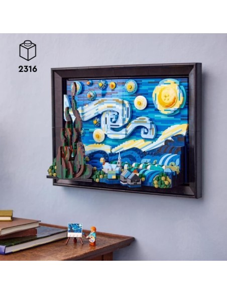 LEGO Ideas 21333 Vincent Van Gogh - La Nuit Étoilée, Reproduction de Tableau sur Toile – LEGO (Jeu D'assemblage - Jeu De Construction - Jeu De Manipu) | STORE PRO SHOP 