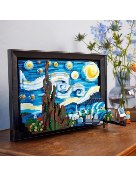 LEGO Ideas 21333 Vincent Van Gogh - La Nuit Étoilée, Reproduction de Tableau sur Toile – LEGO (Jeu D'assemblage - Jeu De Construction - Jeu De Manipu) | STORE PRO SHOP 
