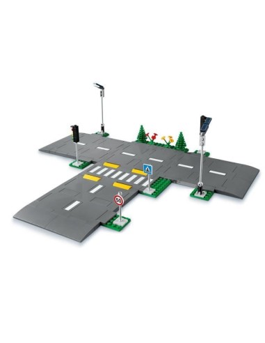 LEGO City 60304 Intersection a assembler, Jeu construction ville avec panneaux et routes a imbriquer pour garçon ou fille – LEGO (Jeu D'assemblage - Jeu De Construction - Jeu De Manipu) | STORE PRO SHOP 