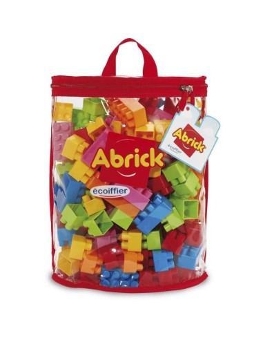 Sac de briques - 120 pieces des 18 mois - Abrick – ECOIFFIER (Jeu D'assemblage - Jeu De Construction - Jeu De Manipu) | STORE PRO SHOP 