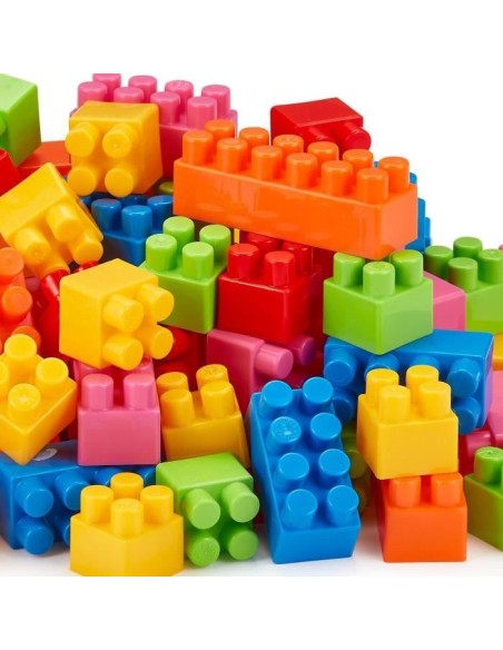 Sac de briques - 120 pieces des 18 mois - Abrick – ECOIFFIER (Jeu D'assemblage - Jeu De Construction - Jeu De Manipu) | STORE PRO SHOP 