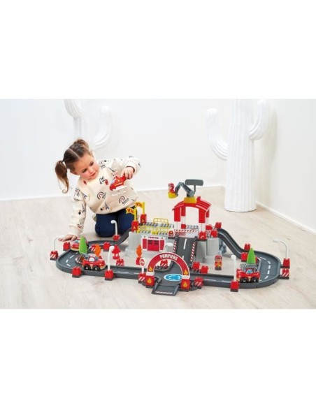 ECOIFFIER Abrick 1349 - Baril circuit pompiers - 18 mois - Au feu les pompiers – ECOIFFIER (Jeu D'assemblage - Jeu De Construction - Jeu De Manipu) | STORE PRO SHOP 