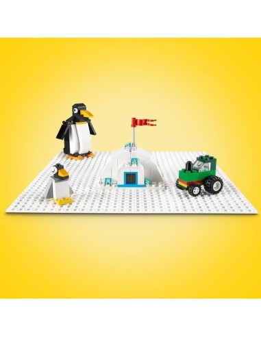 LEGO 11026 Classic La Plaque De Construction Blanche 32x32, Socle de Base pour Construction, Assemblage et Exposition – LEGO (Jeu D'assemblage - Jeu De Construction - Jeu De Manipu) | STORE PRO SHOP 
