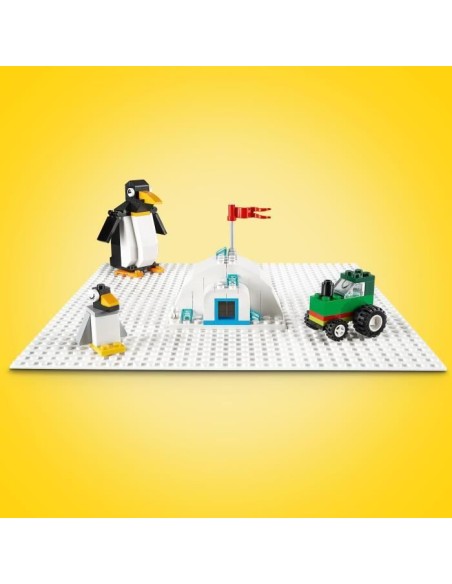 LEGO 11026 Classic La Plaque De Construction Blanche 32x32, Socle de Base pour Construction, Assemblage et Exposition – LEGO (Jeu D'assemblage - Jeu De Construction - Jeu De Manipu) | STORE PRO SHOP 
