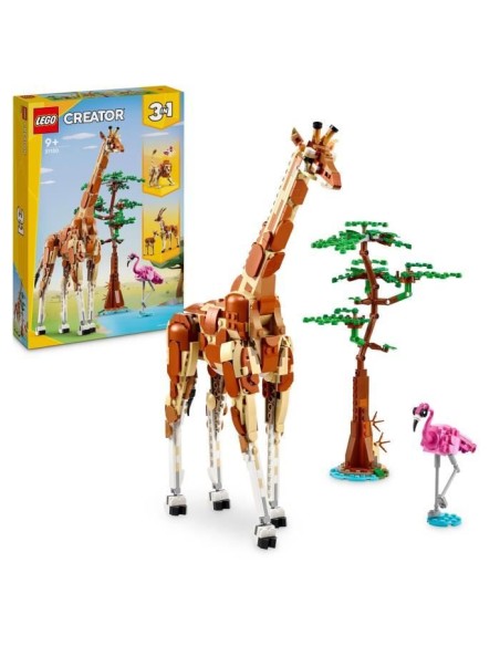 LEGO 31150 Creator 3en1 Les Animaux Sauvages du Safari, Jouet avec Figurines d'Animaux, Girafe, Gazelles et Lion – LEGO (Jeu D'assemblage - Jeu De Construction - Jeu De Manipu) | STORE PRO SHOP 
