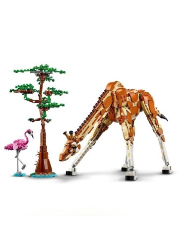 LEGO 31150 Creator 3en1 Les Animaux Sauvages du Safari, Jouet avec Figurines d'Animaux, Girafe, Gazelles et Lion – LEGO (Jeu D'assemblage - Jeu De Construction - Jeu De Manipu) | STORE PRO SHOP 