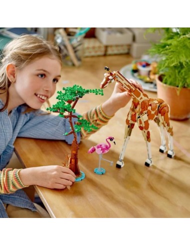 LEGO 31150 Creator 3en1 Les Animaux Sauvages du Safari, Jouet avec Figurines d'Animaux, Girafe, Gazelles et Lion – LEGO (Jeu D'assemblage - Jeu De Construction - Jeu De Manipu) | STORE PRO SHOP 