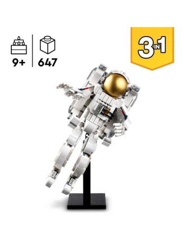 LEGO 31152 Creator 3en1 L'Astronaute dans l'Espace, Jouet de Construction avec Chien et Navette Spatiale, Décoration – LEGO (Jeu D'assemblage - Jeu De Construction - Jeu De Manipu) | STORE PRO SHOP 