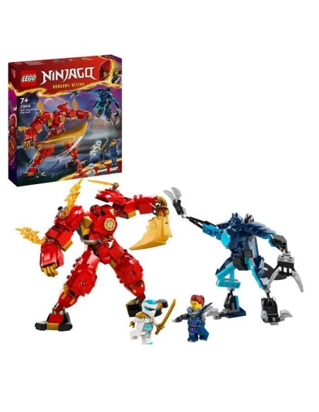 LEGO 71808 NINJAGO Le Robot Élémentaire du Feu de Kai, Jouet Ninja avec Figurine Personnalisable Plus Minifigurines Kai et Zan – LEGO (Jeu D'assemblage - Jeu De Construction - Jeu De Manipu) | STORE PRO SHOP 