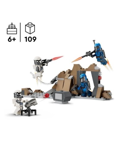 LEGO Star Wars 75373 Pack de combat de l'embuscade sur Mandalore - Jouet de construction – LEGO (Jeu D'assemblage - Jeu De Construction - Jeu De Manipu) | STORE PRO SHOP 