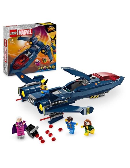 LEGO 76281 Marvel Le X-Jet des X-Men, Jouet d'Avion, Chasseur avec Minifigurines de Super-Héros : Wolverine – LEGO () | STORE PRO SHOP 