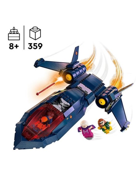 LEGO 76281 Marvel Le X-Jet des X-Men, Jouet d'Avion, Chasseur avec Minifigurines de Super-Héros : Wolverine – LEGO () | STORE PRO SHOP 
