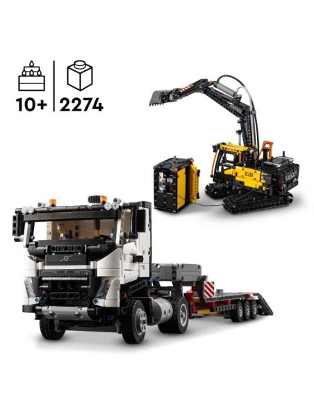 LEGO Technic 42175 Camion Volvo FMX et Pelleteuse Électrique EC230 - Set de Véhicule – LEGO (Jeu D'assemblage - Jeu De Construction - Jeu De Manipu) | STORE PRO SHOP 