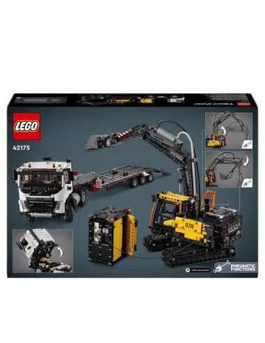 LEGO Technic 42175 Camion Volvo FMX et Pelleteuse Électrique EC230 - Set de Véhicule – LEGO (Jeu D'assemblage - Jeu De Construction - Jeu De Manipu) | STORE PRO SHOP 