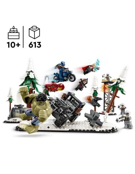 LEGO Marvel 76291 Avengers Rassemblement : L'ere d'Ultron, minifigurines de super-héros – LEGO (Jeu D'assemblage - Jeu De Construction - Jeu De Manipu) | STORE PRO SHOP 