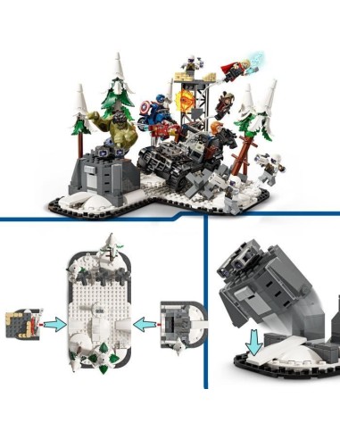 LEGO Marvel 76291 Avengers Rassemblement : L'ere d'Ultron, minifigurines de super-héros – LEGO (Jeu D'assemblage - Jeu De Construction - Jeu De Manipu) | STORE PRO SHOP 