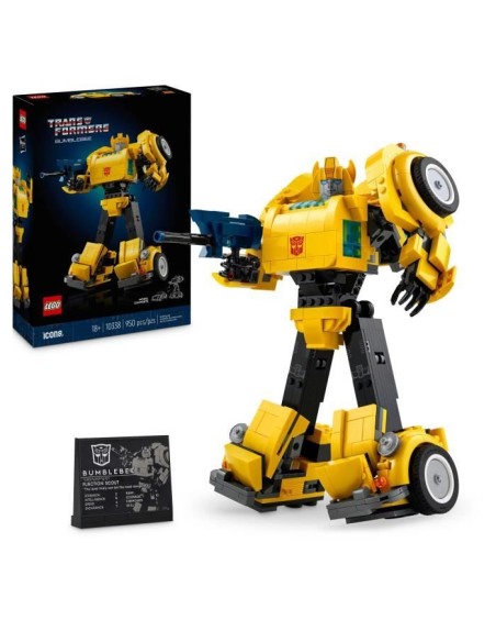 LEGO Icons 10338 Transformers Bumblebee - Figurine Robot pour Adultes - Véhicule – LEGO (Jeu D'assemblage - Jeu De Construction - Jeu De Manipu) | STORE PRO SHOP 