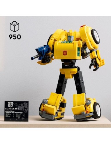 LEGO Icons 10338 Transformers Bumblebee - Figurine Robot pour Adultes - Véhicule – LEGO (Jeu D'assemblage - Jeu De Construction - Jeu De Manipu) | STORE PRO SHOP 