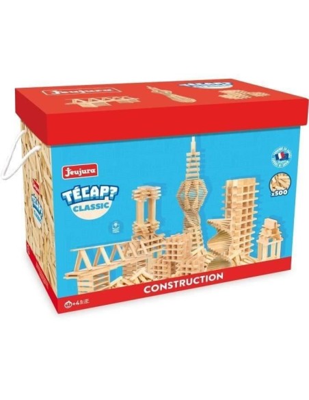 JEUJURA Tecap  Classic - 500 planchettes en bois - jeu de construction – JEUJURA (Jeu D'assemblage - Jeu De Construction - Jeu De Manipu) | STORE PRO SHOP 