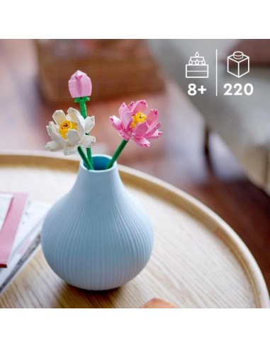 LEGO 40647 Creator Les Fleurs de Lotus, Kit de Construction pour Filles et Garçons Des 8 Ans, avec 3 Fleurs Artificielles – LEGO (Jeu D'assemblage - Jeu De Construction - Jeu De Manipu) | STORE PRO SHOP 