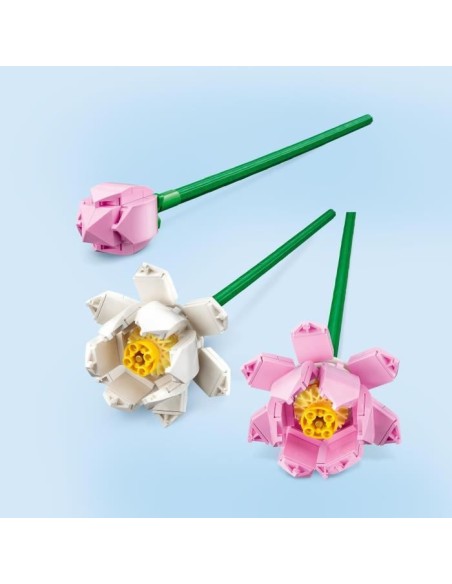 LEGO 40647 Creator Les Fleurs de Lotus, Kit de Construction pour Filles et Garçons Des 8 Ans, avec 3 Fleurs Artificielles – LEGO (Jeu D'assemblage - Jeu De Construction - Jeu De Manipu) | STORE PRO SHOP 