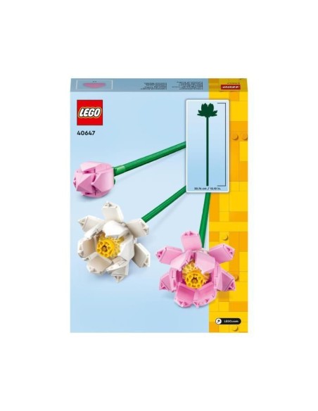 LEGO 40647 Creator Les Fleurs de Lotus, Kit de Construction pour Filles et Garçons Des 8 Ans, avec 3 Fleurs Artificielles – LEGO (Jeu D'assemblage - Jeu De Construction - Jeu De Manipu) | STORE PRO SHOP 