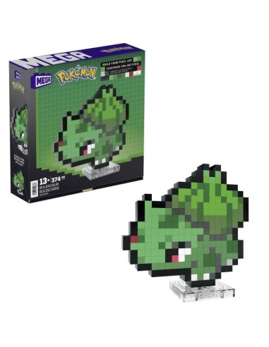 MEGA-Pokémon-Bulbizarre-Coffret de construction rétro 374 pieces - MEGA Pokémon - HTH75 – MEGA BRANDS (Jeu D'assemblage - Jeu De Construction - Jeu De Manipu) | STORE PRO SHOP 