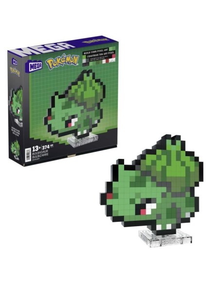 MEGA-Pokémon-Bulbizarre-Coffret de construction rétro 374 pieces - MEGA Pokémon - HTH75 – MEGA BRANDS (Jeu D'assemblage - Jeu De Construction - Jeu De Manipu) | STORE PRO SHOP 
