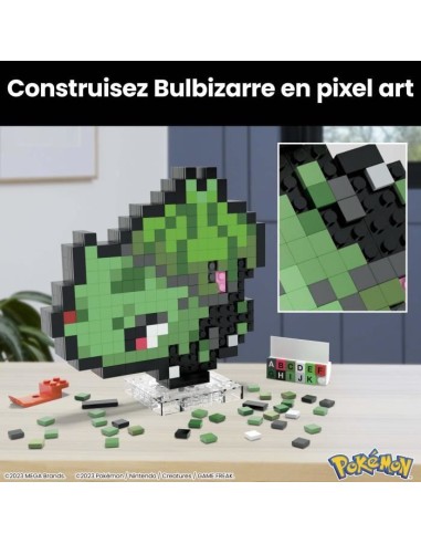 MEGA-Pokémon-Bulbizarre-Coffret de construction rétro 374 pieces - MEGA Pokémon - HTH75 – MEGA BRANDS (Jeu D'assemblage - Jeu De Construction - Jeu De Manipu) | STORE PRO SHOP 