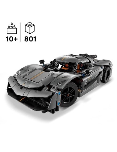 LEGO Technic 42173 Hypercar Koenigsegg Jesko Absolut grise - Set de construction – LEGO (Jeu D'assemblage - Jeu De Construction - Jeu De Manipu) | STORE PRO SHOP 