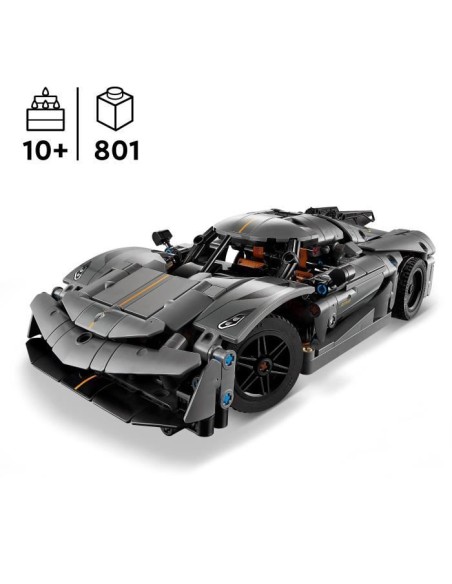 LEGO Technic 42173 Hypercar Koenigsegg Jesko Absolut grise - Set de construction – LEGO (Jeu D'assemblage - Jeu De Construction - Jeu De Manipu) | STORE PRO SHOP 