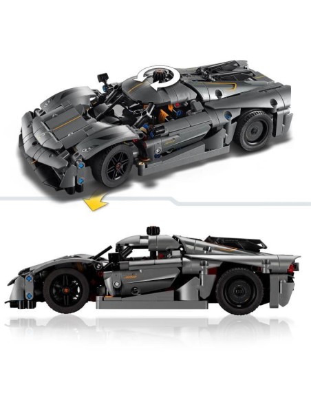LEGO Technic 42173 Hypercar Koenigsegg Jesko Absolut grise - Set de construction – LEGO (Jeu D'assemblage - Jeu De Construction - Jeu De Manipu) | STORE PRO SHOP 
