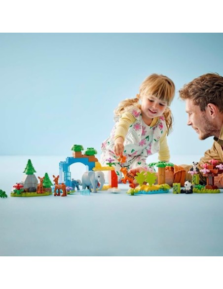 LEGO DUPLO Ma ville 10446 Familles d'animaux sauvages 3-en-1 - Jeux d'éveil avec animaux – LEGO (Jeu D'assemblage - Jeu De Construction - Jeu De Manipu) | STORE PRO SHOP 