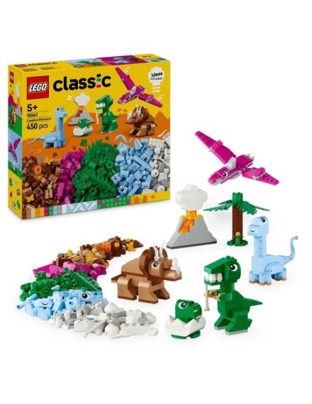 LEGO Classic 11041 Les dinosaures créatifs - Jouet de construction incluant un T-rex – LEGO (Jeu D'assemblage - Jeu De Construction - Jeu De Manipu) | STORE PRO SHOP 