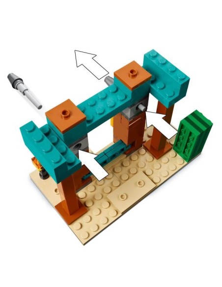 LEGO Minecraft 21267 La patrouille d'Illageois du désert - Jeu de construction des 7 ans – LEGO () | STORE PRO SHOP 