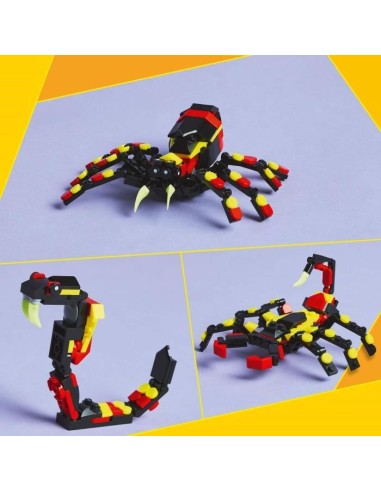 LEGO Creator 31159 3-en-1 Animaux sauvages : l'araignée surprenante - Jouet des 7 ans – LEGO (Jeu D'assemblage - Jeu De Construction - Jeu De Manipu) | STORE PRO SHOP 