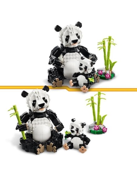 LEGO Creator 31165 3-en-1 Animaux sauvages : la famille de pandas Jeu pour fille des 8 ans – LEGO (Jeu D'assemblage - Jeu De Construction - Jeu De Manipu) | STORE PRO SHOP 