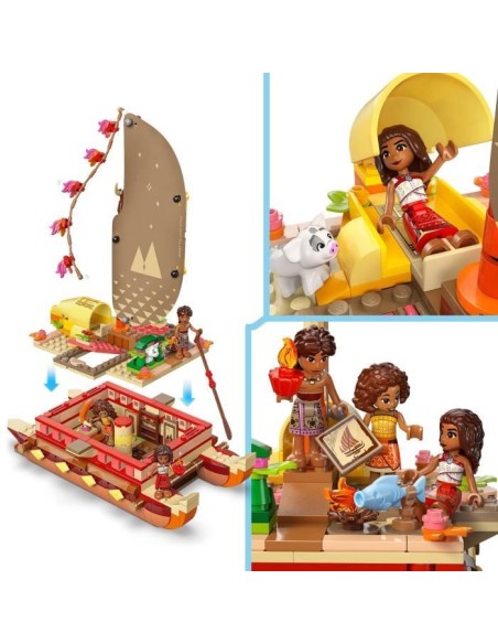 LEGO | Disney 43270 Le bateau d'aventure de Vaiana - Jeu a construire et cadeau des 6 ans – LEGO () | STORE PRO SHOP 