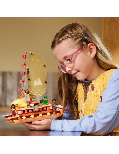 LEGO | Disney 43270 Le bateau d'aventure de Vaiana - Jeu a construire et cadeau des 6 ans – LEGO () | STORE PRO SHOP 
