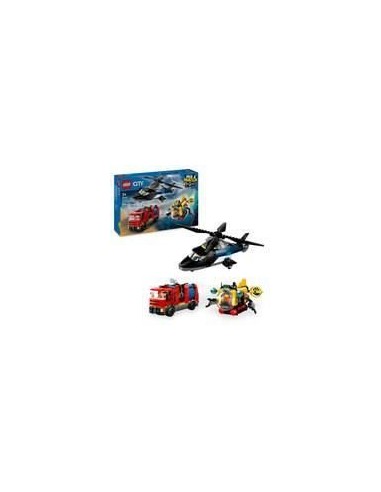 LEGO City 60462 Hélicoptere, camion de pompiers et sous marin modulable - Jouet des 7 ans – LEGO (Jeu D'assemblage - Jeu De Construction - Jeu De Manipu) | STORE PRO SHOP 