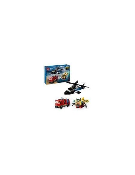 LEGO City 60462 Hélicoptere, camion de pompiers et sous marin modulable - Jouet des 7 ans – LEGO (Jeu D'assemblage - Jeu De Construction - Jeu De Manipu) | STORE PRO SHOP 