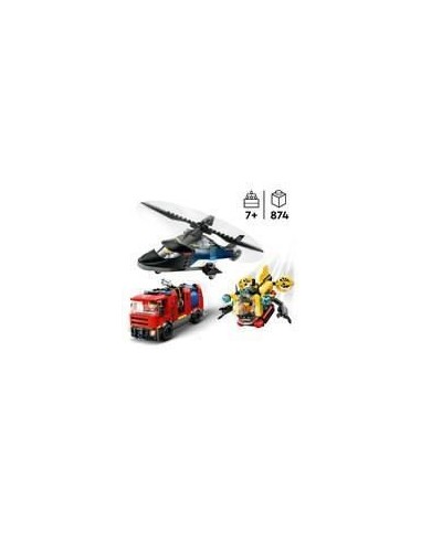 LEGO City 60462 Hélicoptere, camion de pompiers et sous marin modulable - Jouet des 7 ans – LEGO (Jeu D'assemblage - Jeu De Construction - Jeu De Manipu) | STORE PRO SHOP 