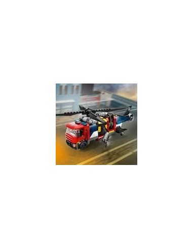 LEGO City 60462 Hélicoptere, camion de pompiers et sous marin modulable - Jouet des 7 ans – LEGO (Jeu D'assemblage - Jeu De Construction - Jeu De Manipu) | STORE PRO SHOP 
