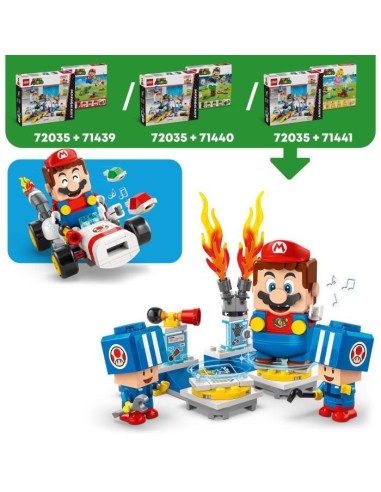 LEGO Super Mario 72035 Mario Kart  Garage de Toad - Jouet Nintendo personnalisable – LEGO (Jeu D'assemblage - Jeu De Construction - Jeu De Manipu) | STORE PRO SHOP 