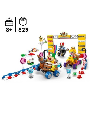 LEGO Super Mario 72036 Mario Kart  Bébé Peach et ensemble de grand prix - Jouet moto – LEGO () | STORE PRO SHOP 