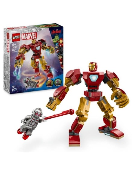 LEGO Marvel 76307 Le robot d'Iron Man contre Ultron - Jouet avec super héros des 6 ans – LEGO (Jeu D'assemblage - Jeu De Construction - Jeu De Manipu) | STORE PRO SHOP 